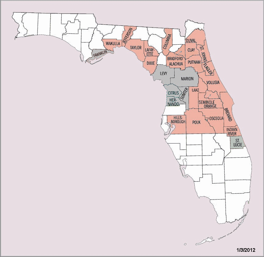  Distribution of Daedalochila bicornuta and D. auriculata 