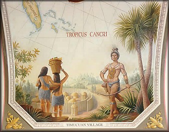 Timucuan Village - United States Capitol Art Exhibit