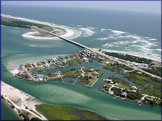 Aerial View Of Matanzas Inlet