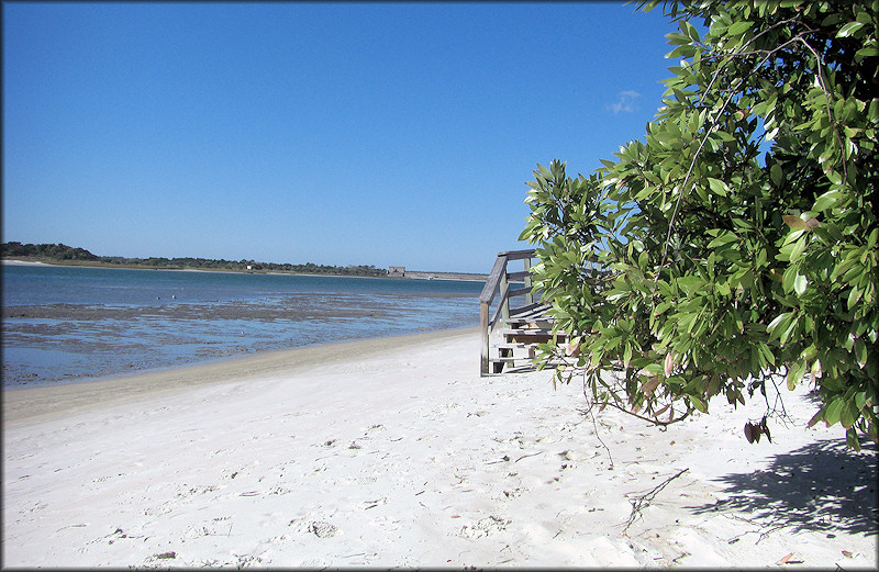 Looking North Up The Matanzas River From Near The Inlet 1/10/2009